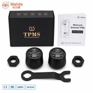 ระบบ TPMS สำหรับมอเตอร์ไซค์ พร้อมเซ็นเซอร์ภายนอกแบบดิจิตอล  ขายส่งจากโรงงาน  ระบบเตือนภัยเพื่อความปลอดภัย  รองรับ BLE  รับประกัน 12 เดือน - Product Image 1