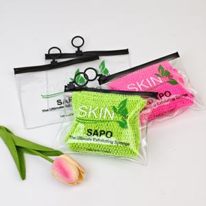 Bolsas Ziplock Personalizadas con Cierre Hermético de PVC Esmerilado y Estampado Dorado, 100 Unidades, <span class=keywords><strong>para</strong></span> Empaque de Ropa, Esponja Africana - Product Image 2