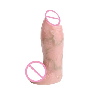 FAAK Realistic Thick Penis <b>Dildo</b> Suction Cup Anal Plug Vaginal Masturbation Unisex Soft Silicone <b>Dildo</b> Adult Sex Toys Wholesale - Product Image 2