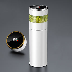 FX Factory White Faire une isolation de <span class=keywords><strong>théière</strong></span> Nouvelle bouteille en acier inoxydable thermos intelligente avec lecture numérique de la température - Product Image 5