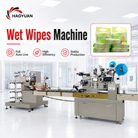 Ligne de production exclusive de lingettes humides avec système de contrôle intelligent et équipement de fabrication de lingettes et de scellage de film plastique en multipack