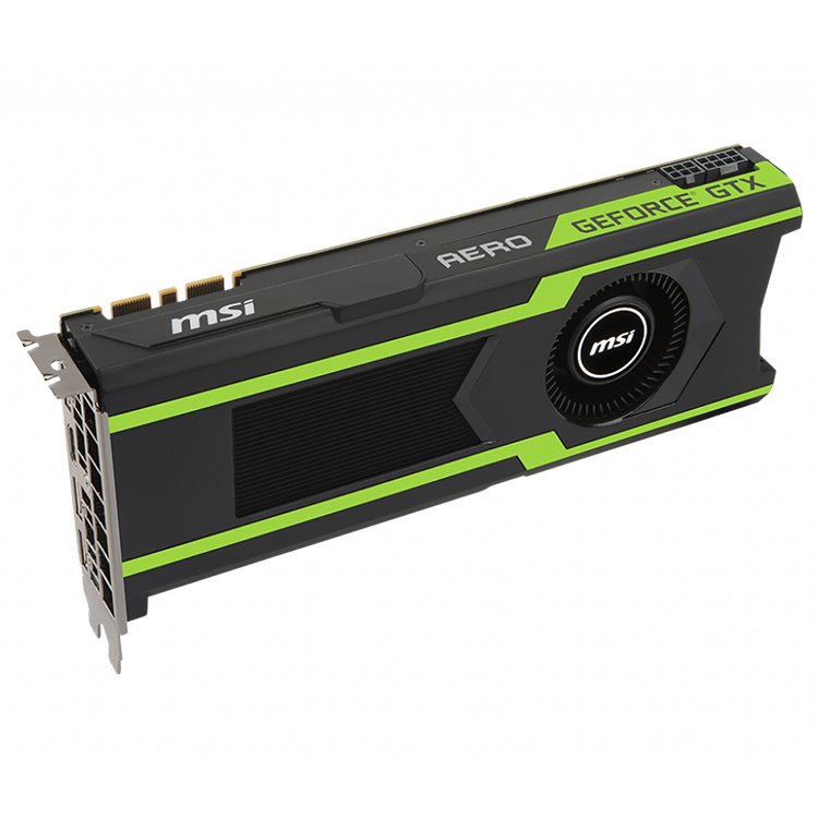 MSI NVIDIA Geforce GTX 1080 Ti AERO 11G - Overclocked Gaming Card