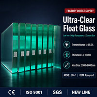 Vidrio Templado Ultra Transparente con Certificación CE, ISO9001, IGCC, SGCC, AS/NZS, CCC, KS, Vidrio Templado de 12 mm en Oferta