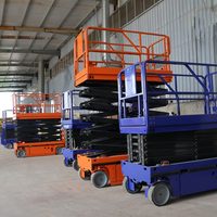 Travail aérien 4m 6m 8m 10m 14m Table élévatrice à ciseaux automotrice électrique mobile alimentée par batterie
