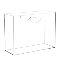 Acrylique Magazine Holder Bureau Organisateur Espace de Travail Trieurs Bookend Clair Trieuse Fichier Titulaire Bureau Accessoires