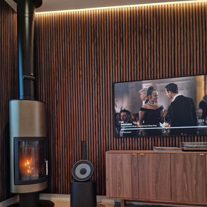 Phong Cách Mới Gỗ Veneer Bao Phủ <span class=keywords><strong>MDF</strong></span> Những Thanh Gỗ Khắc Tấm Trần Bằng Gỗ Với Polyester Ủng Hộ Akupanel Acoustic Bảng Điều Chỉnh Bằng Gỗ - Product Image 3