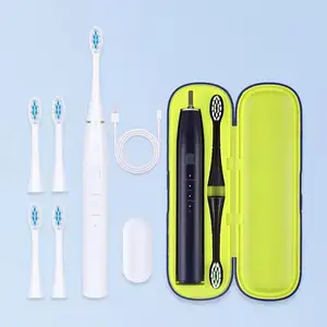 3 الذكية وسائط قابلة للشحن فرشاة أسنان سونيك العناية بالفم للماء فرشاة الأسنان الكهربائية تبييض الأسنان