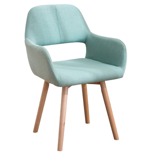 Silla de Comedor Moderna y Lujosa de Madera Maciza con Respaldo Tapizado para el Hogar, Silla de Comedor Italiana Simple para Uso en Restaurantes - Product Image 1