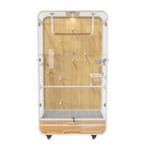 Clásica Jaula para Pájaros Recién Llegada, Jaula Grande para Loros, Jaula Grande para Guacamayos, Jaulas para Mascotas, Casa Panorámica para Pájaros Silvestres - Product Image 1