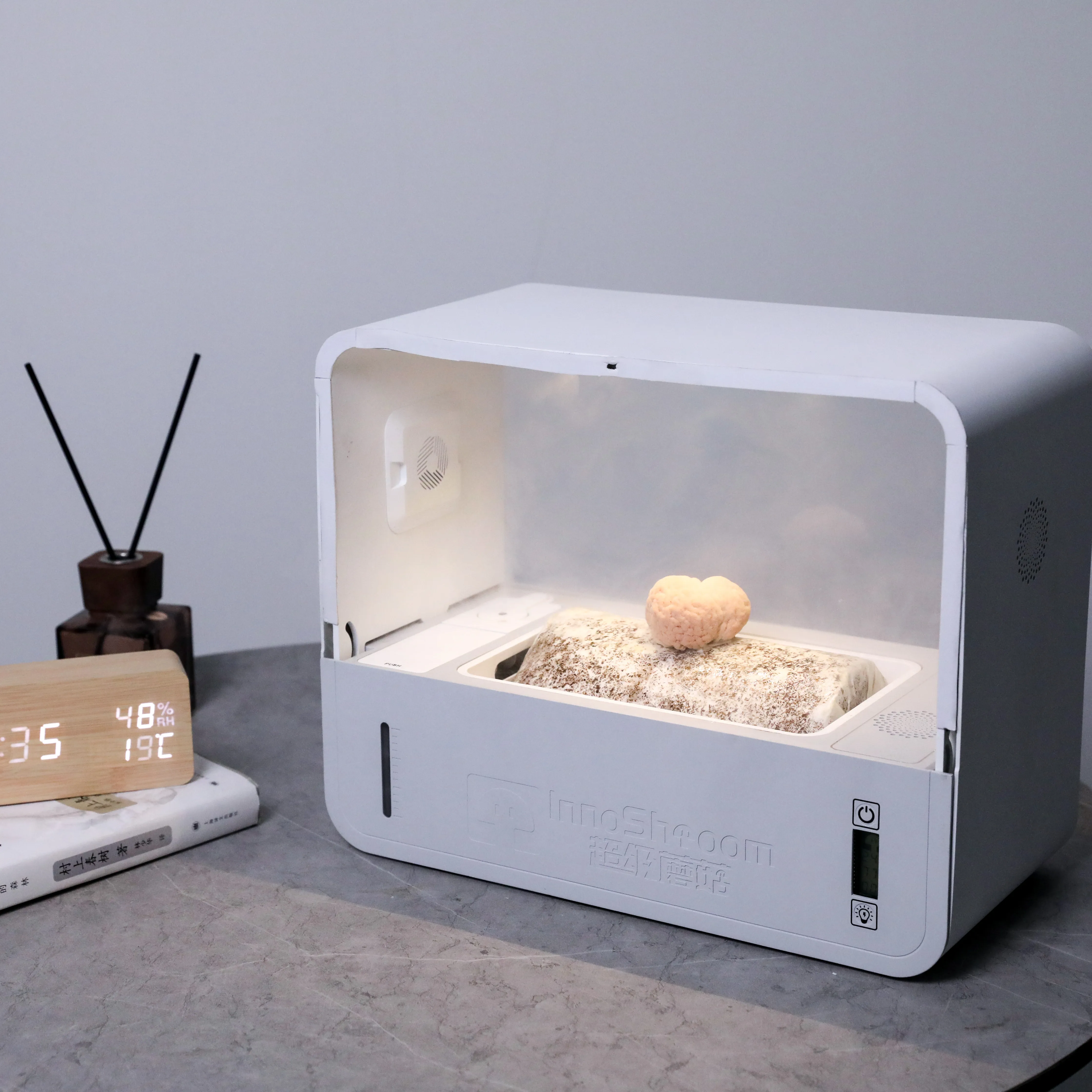 Sistem Tanam cerdas waktu otomatis, Kit pertumbuhan jamur dengan pompa cerdas rumah kaca Mini pintar jamur