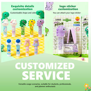 Kit Completo de Pegamento en Barra y Grapadora con Diseño de Dinosaurios y Recargas - Product Image 6