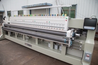 Máquina de bordado de 33 cabezales antiguos, colcha de material de cuero, colcha textil para el hogar, precio bajo, venta directa de fábrica, barata