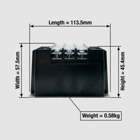 Filtro EMI/RFI Schaffner FN3026HP-30-71 30A Trifásico 480VAC para Riel DIN, para Servomotores de Automatización, Resistencia de 7.8m, IP20