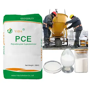 Chất siêu dẻo polycarboxylate làm chất khử nước sẵn sàng xuất khẩu được sử dụng trong vữa bê tông và tự san phẳng