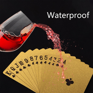 Muestra Gratuita de Fábrica, Impresión Personalizada con Logotipo, <span class=keywords><strong>Cartas</strong></span> de Póker Negras de Lujo, 100% PVC, Resistentes al Agua, <span class=keywords><strong>Cartas</strong></span> de Juego de Plástico - Product Image 3