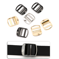 Boucle de ceinture en alliage de Zinc de haute qualité or noir argent boucles en métal pour vêtements boucle de ceinture en métal de 30mm pour sacs à vêtements