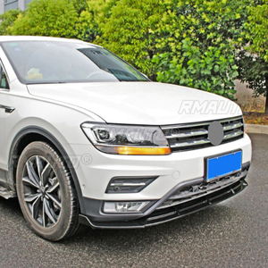 Front Bumper Lip Chin Tuning Accessories <b>Splitter</b> Body Kit Spoiler Deflector for Volkswagen Tiguan MK2 2017-2020 - Product Image 6