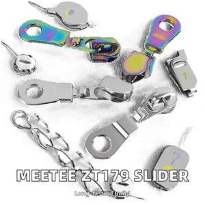 5# Metal Zipper Slider Puller Nylon Zippers Bag Decorative Zip Head DIY Garment Sewing Accessories Repair Kits - Product Image 2
