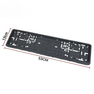 Portaplacas para Coche, Marco para Matrícula Estilo Europeo de Plástico PP Abatible, Marco para Matrícula Personalizado - Product Image 4