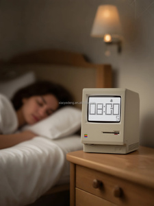 <span class=keywords><strong>Reloj</strong></span> Despertador <span class=keywords><strong>de</strong></span> Alta Tecnología <span class=keywords><strong>con</strong></span> Luz <span class=keywords><strong>LED</strong></span> para Escritorio Inteligente, Diseño Moderno en ABS y PMMA, Color Blanco Perla, Funciona <span class=keywords><strong>con</strong></span> <span class=keywords><strong>Pilas</strong></span>, para Dormitorio - Product Image 1