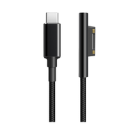 Cargador de Corriente Tipo C PD de Calidad Superior, Adaptador de Carga, Cable de Carga para Microsoft Surface Pro 6/5/4/3, Cable de Cargador para Portátil