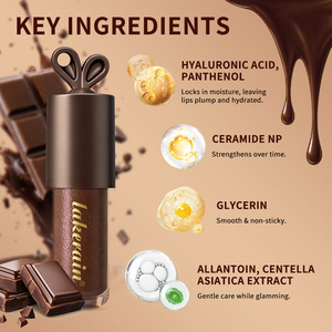 Lucidalabbra Brasiliano Rabbit Color Cioccolato Idratante Effetto Volumizzante Lucido Brillante Effetto Specchio Trucco Labbra - Product Image 6