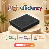 Filtre à charbon actif H13 sur mesure avec cadre en carton, taux de filtration haute efficacité 99,97 %, écologique et robuste pour l'air ambiant