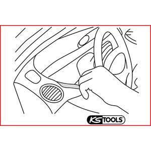 KS TOOLS Juego de cuñas de palanca de plástico, 5 piezas - Product Image 3