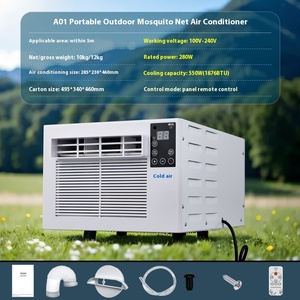 Climatiseur Portable Tout-en-un Économe en Énergie, Sans Installation Requise, avec Moustiquaire, pour Petites Pièces, Refroidissement et Chauffage - Product Image 4
