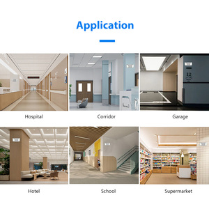 Đèn khẩn cấp LED gắn tường siêu sáng, hai đầu vuông, 3 giờ, 85V-265V, chất liệu ABS, dùng cho trường học, phòng cháy chữa cháy, nhà cung cấp Trung Quốc - Product Image 6