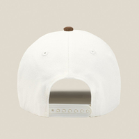 Gorra de Béisbol Qianzun de Dos Tonos, Estilo Vintage, Perfil Bajo, Retro, Cierre a Presión, Lona de Algodón, 5 Paneles, Sin Estructura, Calidad Superior