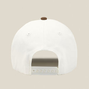 Casquette Snapback rétro à profil bas bicolore Qianzun, 65% 100% coton, toile, baseball, 5 panneaux, non structurée - Product Image 2