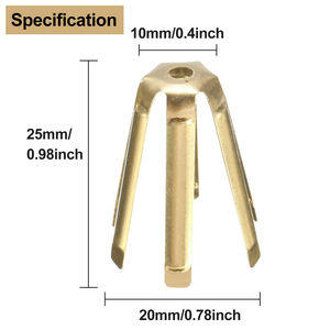 Accessoires pour têtes de clubs de golf, jeu de 10 adaptateurs de tige de golf en laiton, compatibles avec les tiges .335, .350, .355, .370 - Product Image 4