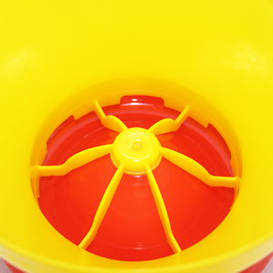 Kümes hayvanları besleme tepsisi tavuk ördek kaz Pet Turbo plastik otomatik besleyici - Product Image 5