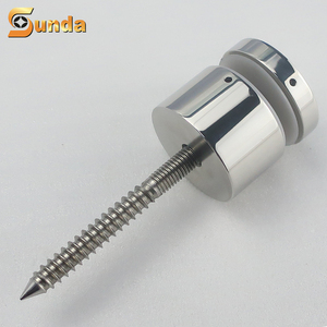 Separador de vidrio de <span class=keywords><strong>2</strong></span> "de acero inoxidable 316 hecho en fábrica separador de vidrio de perno ajustable para barandilla de balcón de vidrio - Product Image 4