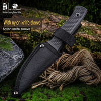 Couteau utilitaire à lame fixe pour le camping, la randonnée, le bushcraft, la pêche avec étui de protection, logo personnalisé