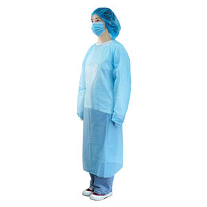 قناع وجه للاستعمال مرة واحدة مضاد للماء CPE من البلاستيك CPE الأكثر مبيعًا قناع وجه للاستعمال مرة واحدة للكبار <span class=keywords><strong>CE</strong></span> ثوب طبي لمدة عامين - Product Image 2