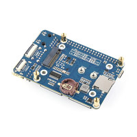 Carte d'extension pour module informatique Waveshare Raspberry Pi cm4, port réseau Gigabit/sortie 4K/interface caméra