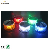 Balise solaire magnétique étanche IP66 à 12 LED clignotantes pour la sécurité des zones de construction