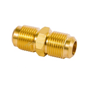 ข้อต่อท่อทองเหลือง 5/8'' *5/8'' YBSC3 แบบตัวผู้ JIC 45 ° ข้อต่อเฟลร์ฟิตติ้งแบบเกลียว BSPT อุปกรณ์ทางทะเลสำหรับเรือยอชท์ ไต้หวัน - Product Image 2