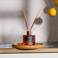 Lot de diffuseurs à bâtonnets de 50 ml en gros, faible MOQ, diffuseur d'huiles parfumées sans flamme pour la maison, aromathérapie, OEM/ODM, pour petites entreprises