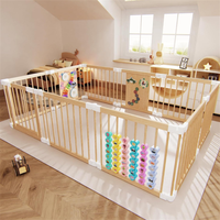 Parc de jeu pliable en bois pour bébés et tout-petits, le plus vendu, avec verrouillage de sécurité pour enfants