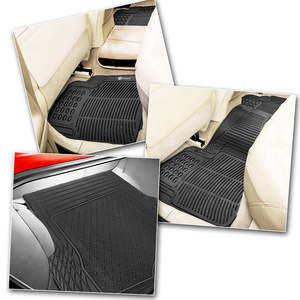 Juego de 4 Alfombrillas Impermeables para Auto, Alfombrillas Universales de 4 Piezas para Protección en Todas las Estaciones - Product Image 2