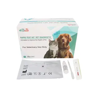 Venta al por mayor de fábrica, prueba rápida de antígeno Fipv, kit de prueba de diagnóstico de enfermedades animales/kit de prueba Fipv Ag Fip Ag