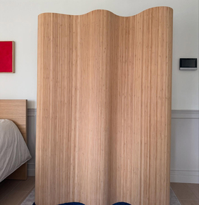 <span class=keywords><strong>Paravent</strong></span> pliable en <span class=keywords><strong>bois</strong></span> et <span class=keywords><strong>bambou</strong></span> mobile pour salon ou hôtel, séparateur de pièce du sol au plafond - Product Image 1