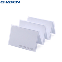 CHAFON Kostenlose Muster Individuell Bedruckte PVC-Zugangskarte RFID-Karte Weiße Blanko-Mitarbeiterausweise für Hotels 13,56MHz Wasserdicht Stoßfest