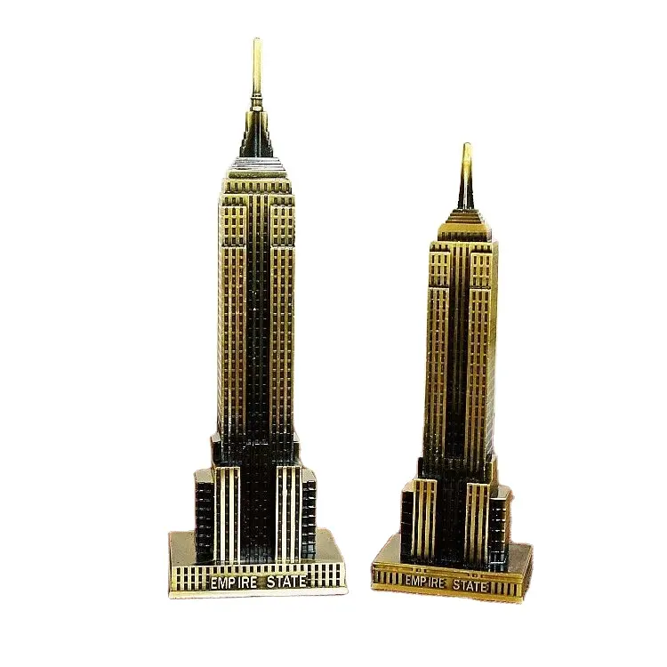 미국 유명한 건축 뉴욕 랜드 마크 금속 제국 국가 건물 모델 관광 <span class=keywords><strong>기념품</strong></span>