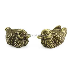 Embout en cuivre pur CA329, 1 pièce à poignée en laiton antique, petit ornement, cadeau de mariage, <span class=keywords><strong>prix</strong></span> d'usine - Product Image 1