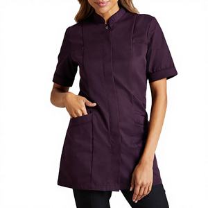 Uniformes de Verano para Chef Ejecutivo de Hotel Cinco Estrellas Vesbhusha, Uniformes de Cocina para Restaurante Occidental, Uniformes de Bar para Hombre, Poliéster/Algodón, Personalizados - Product Image 3