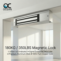 OCEANTECH OM-180S Kunci Magnetik 180kg 350Lbs Tahan Lama Anti-Pencurian Tegangan Ganda Output Sinyal 5-Kabel 12V Garansi 1 Tahun Rumah